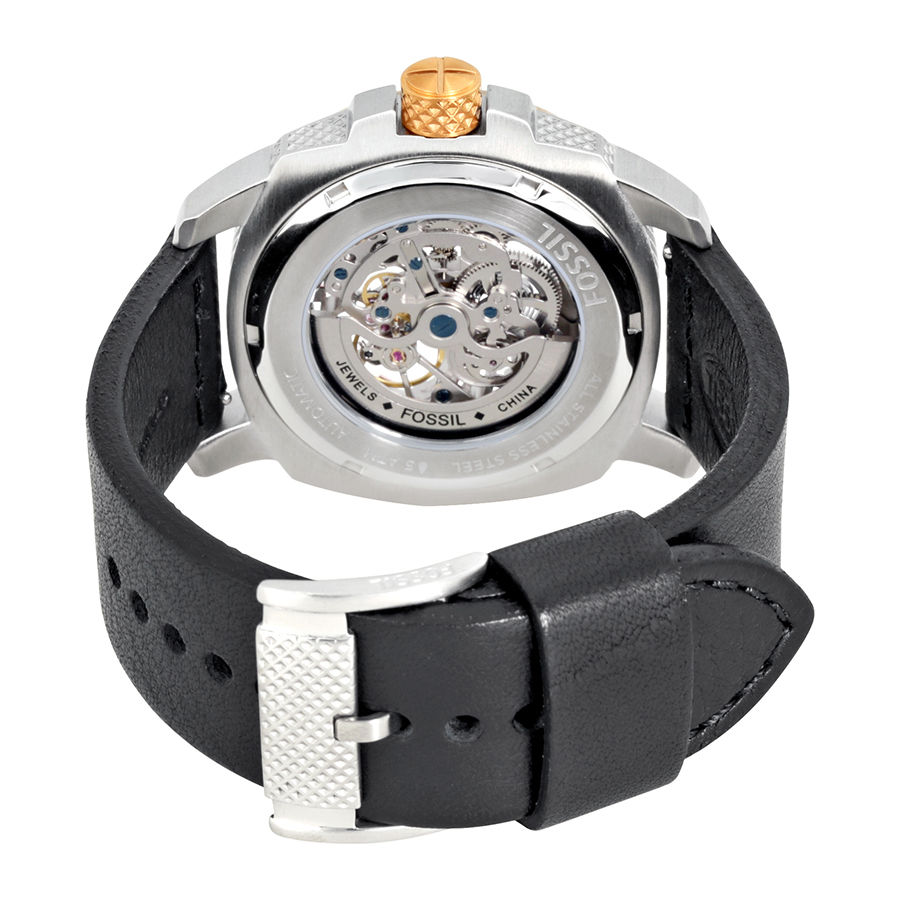 Fossil ME3082 นาฬิกาผู้ชาย Fossil รุ่น ME3082, Modern Machine Automatic Skeleton Men's Watch