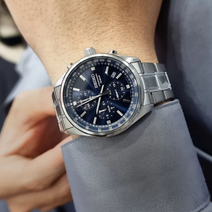 Seiko SSB377P1 นาฬิกาผู้ชาย Chronograph Watch
