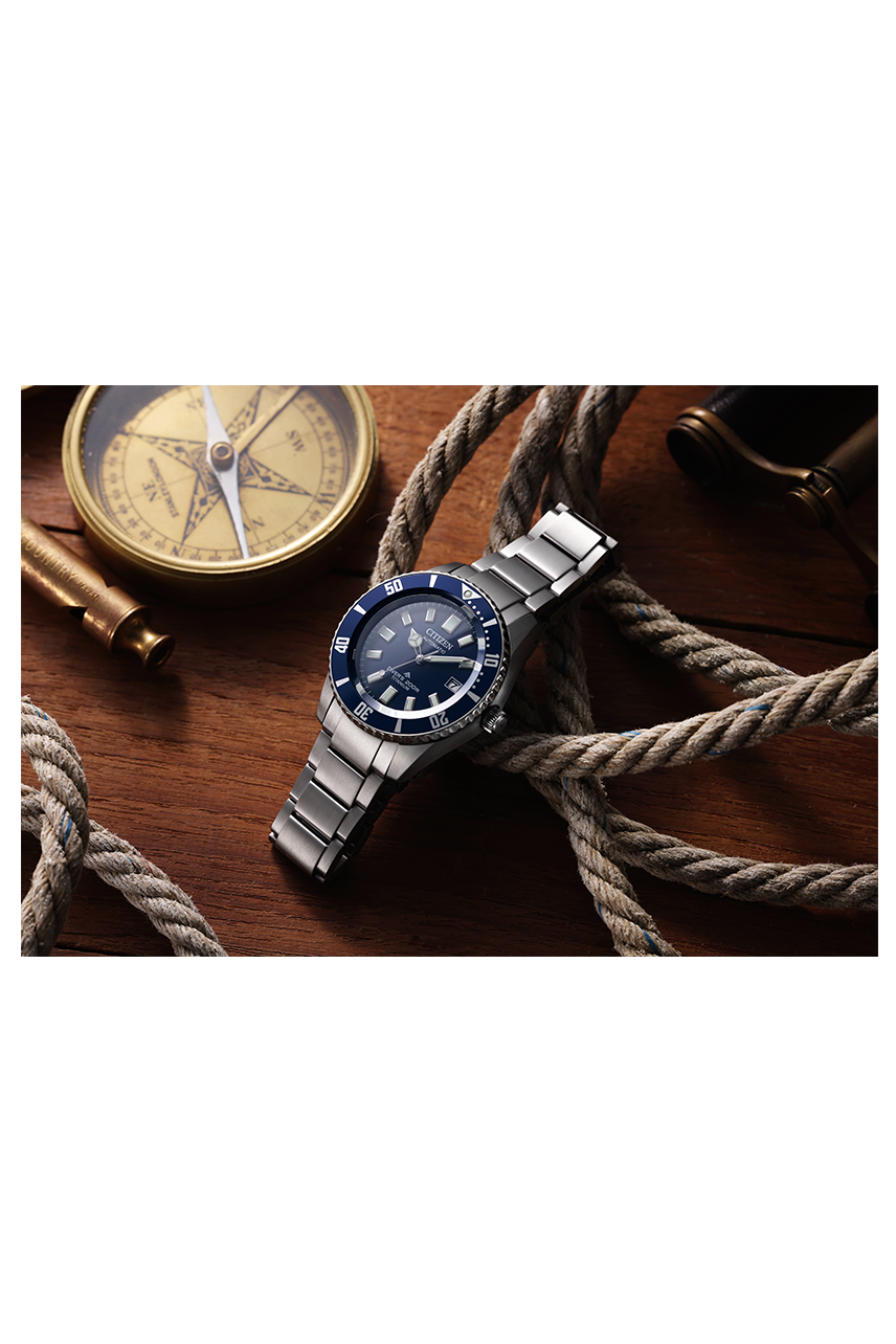 Citizen NB6021-68L นาฬิกาผู้ชาย Promaster Dive Automatic Super Titanium™ Men's Watch