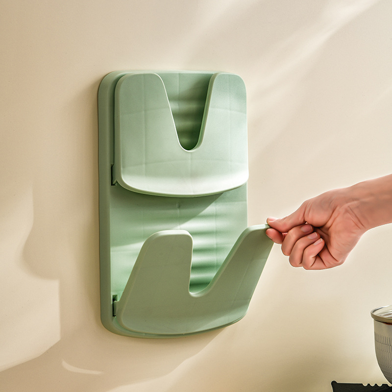 ชั้นวางฝาหม้อติดผนัง หนาสองชั้น