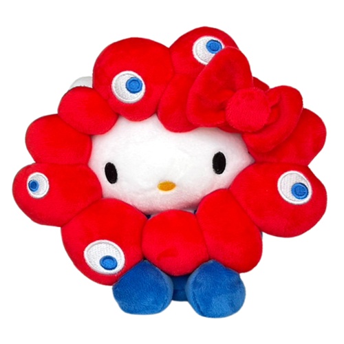 [PRE-ORDER] ตุ๊กตา คิตตี้ Hello Kitty x MYAKU-MYAKU Official Mascot งาน Osaka Expo 2025 นำเข้าจากญี่ปุ่น サンリオキャラクターズ ミャクミャクなりきりぬいぐるみM ハローキティ