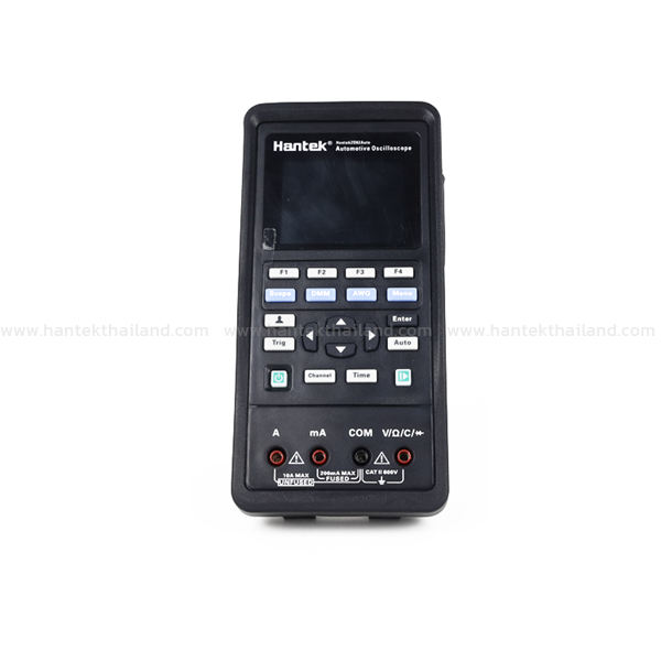 Hantek 2D82AUTO II ออสซิลโลสโคปขนาดเล็กแบบพกพาขนาด 80 MHz 2 ช่อง + ชุดหัววัดสำหรับยานยนต์
