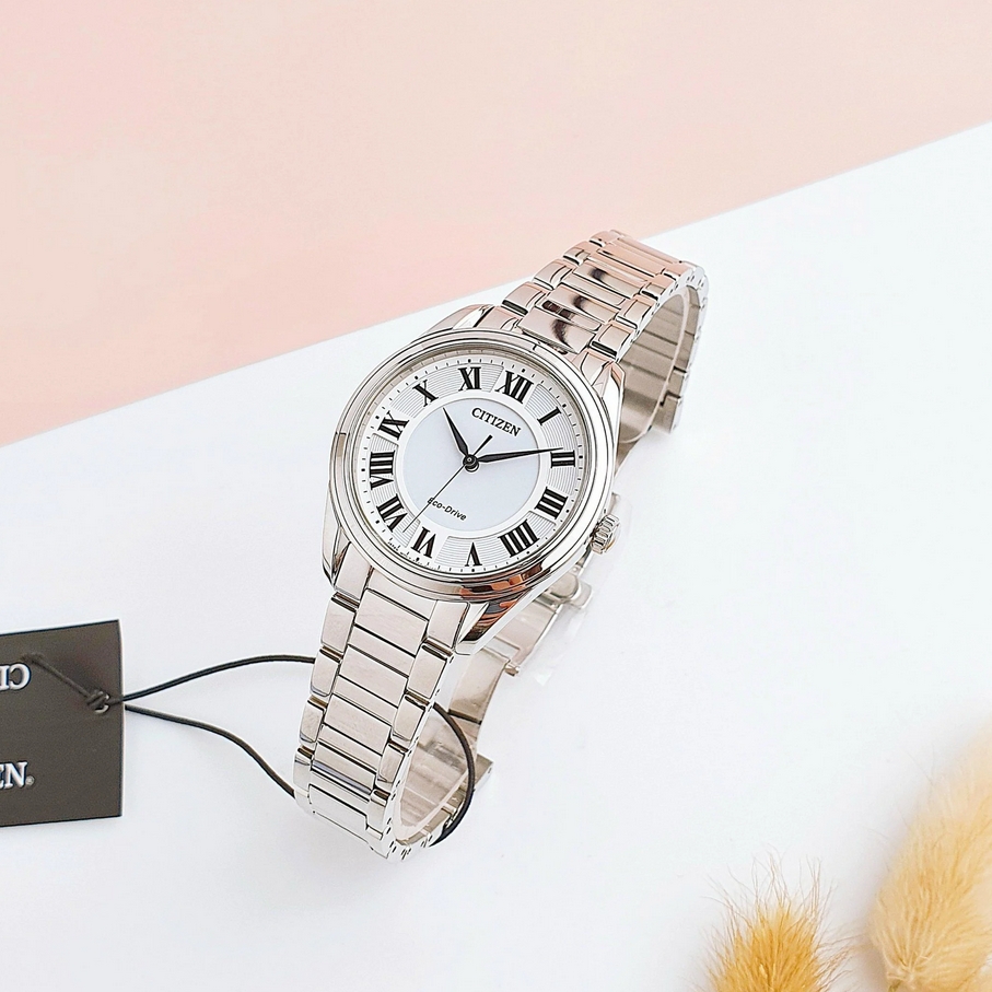 Citizen EM0970-53A นาฬิกาผู้หญิง Eco-Drive Arezzo Women's Watch