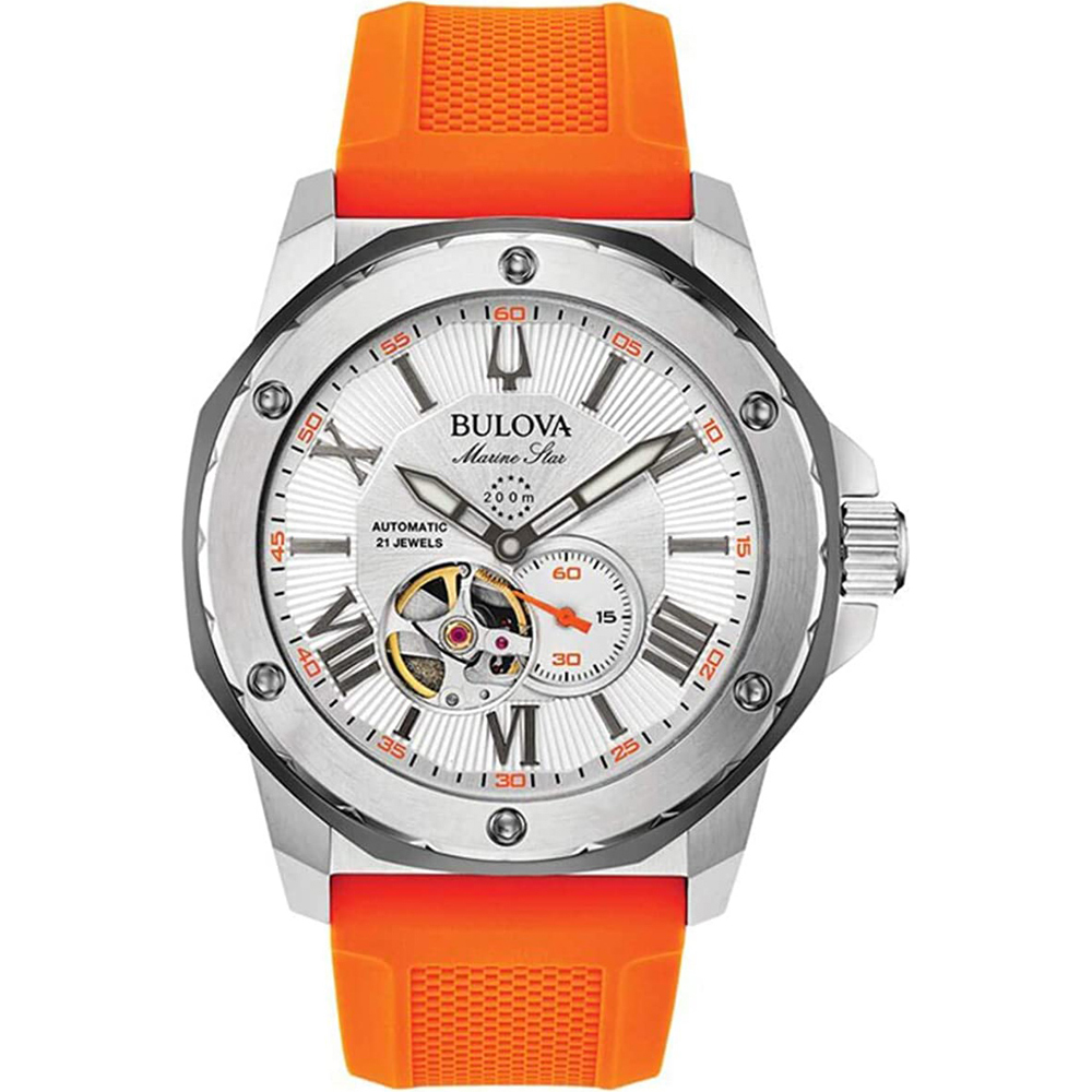 Bulova 98A226 นาฬิาผู้ชาย Marine Star Automatic Men's Watch