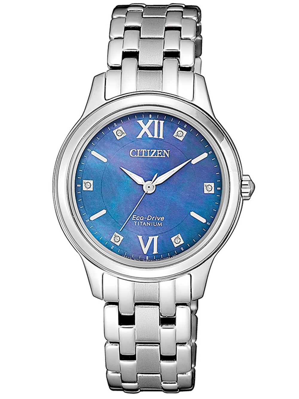 Citizen EM0720-85N นาฬิกาผู้หญิง Eco-Drive Titanium Women's Watch