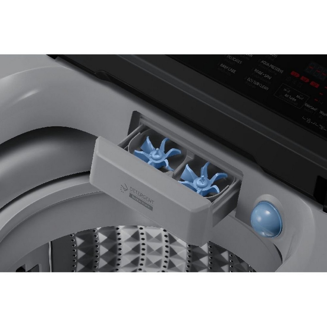 [ผ่อน0%] Samsung เครื่องซักผ้าฝาบน (12 kg, สี Lavender Gray) WA12CG5441BYST (ชลบุรีส่งฟรี)