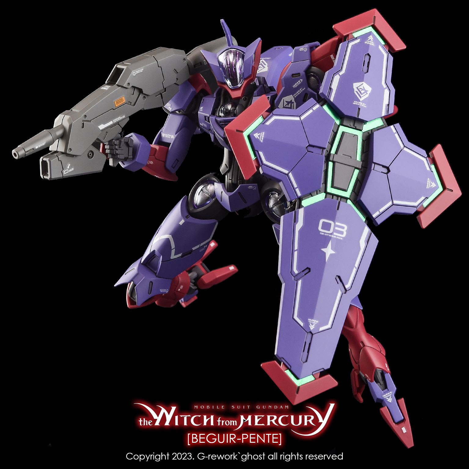 G-REWORK CUSTOM DECAL HG 1/144 BEGUIR-PENTE