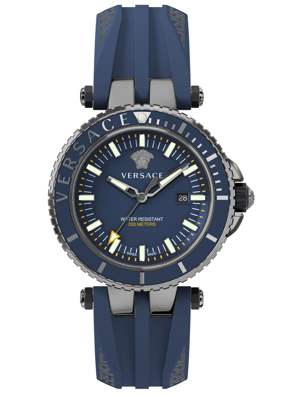 Versace VEAK00218 นาฬิกาผู้ชาย V-Race Quartz Swiss Made Men's Watch