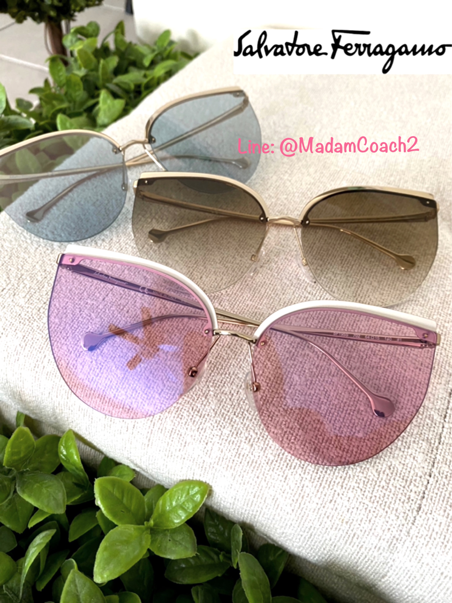 แว่น เฟอรากาโม่ Salvatore Ferragamo Sunglasses SF1955 sz 64