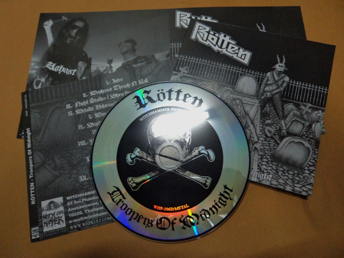 ROTTEN’Troopers of Midnight’ CD.