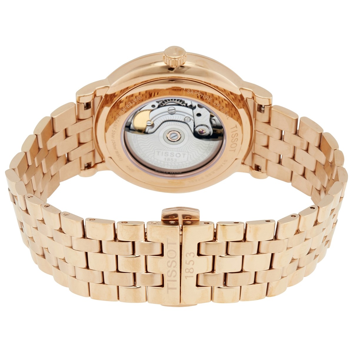 Tissot T122.407.33.031.00 นาฬิกาผู้ชาย Carson Premium Powermatic 80 Men's Watch