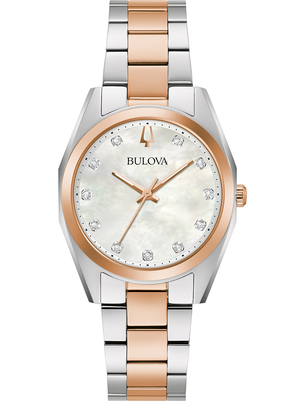 Bulova 98P207 นาฬิาผู้หญิง Surveyor Diamond Quartz Women's Watch