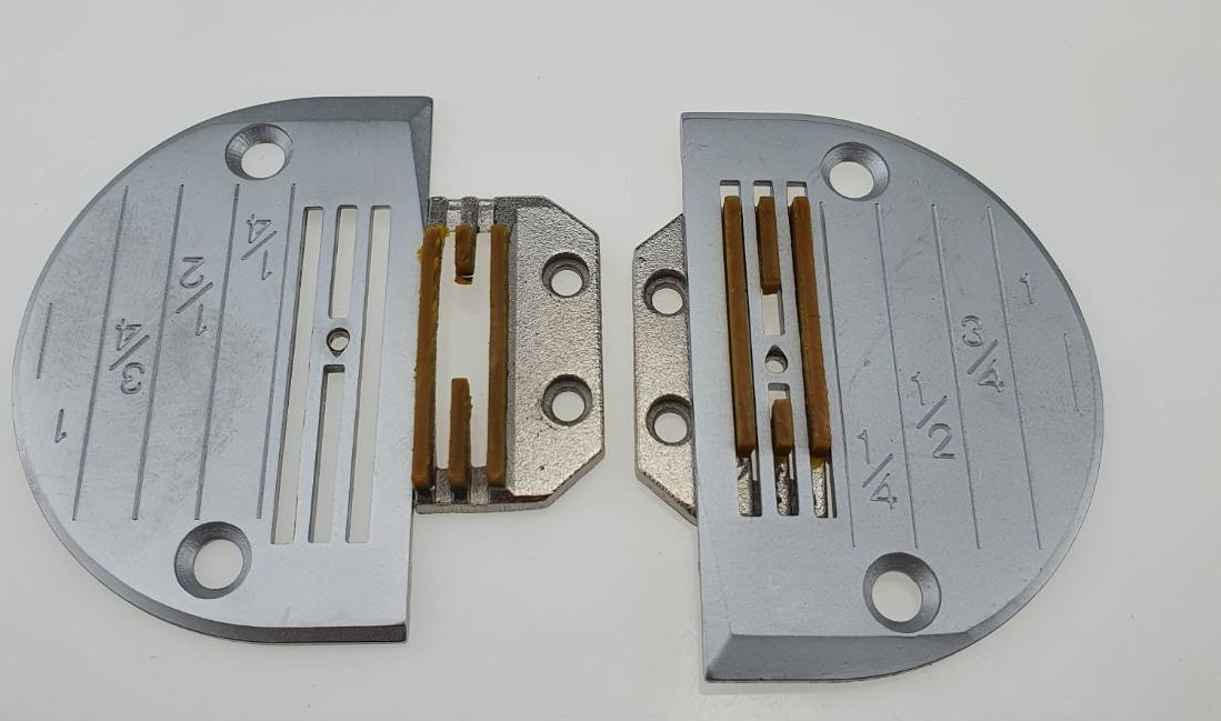 ชุดแป้นและฟันจักร แบบยางสำหรับผ้าบาง ผ้ายืด ผ้าตาข่าย จะไม่ทำให้ผ้าเป็นรอย