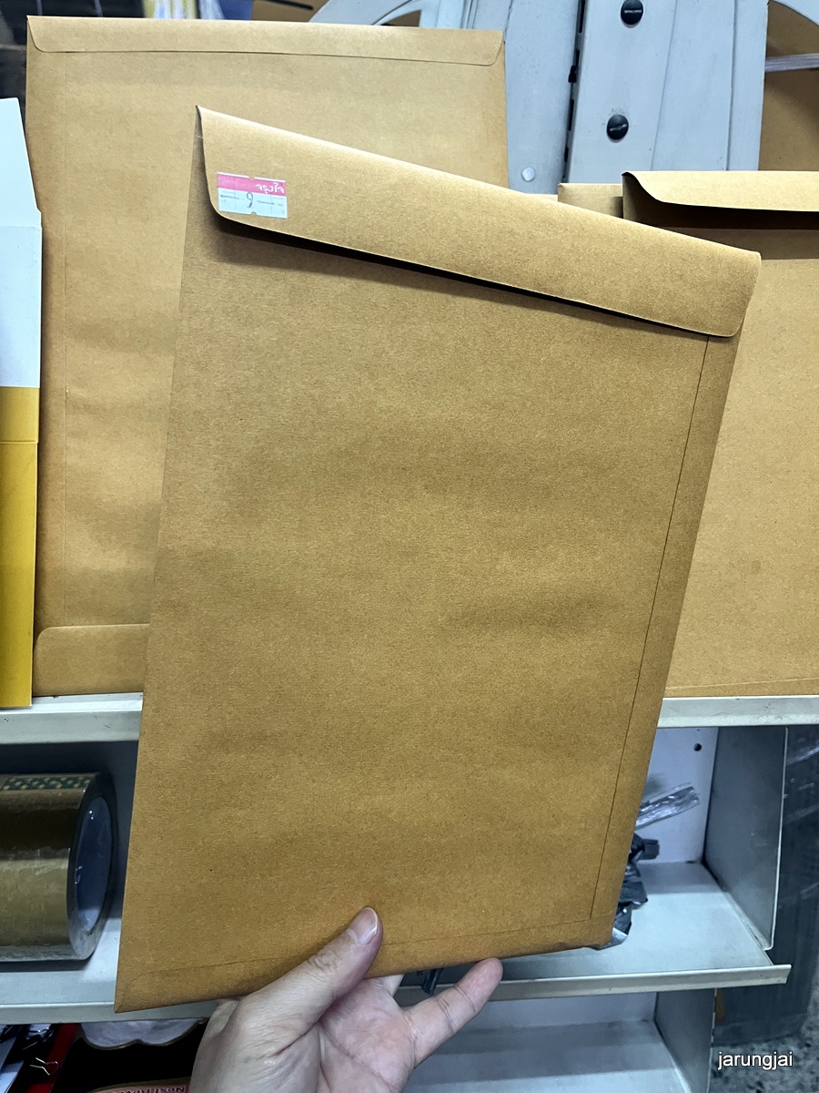 ซองเอกสารน้ำตาล พร้อมกันกระแทก ซองกันกระแทกศรีสะเกษ