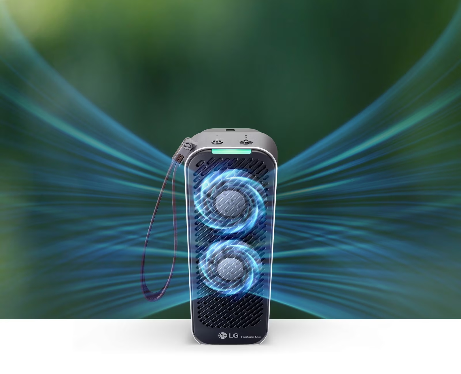 [ผ่อน0%10ด] LG เครื่องฟอกอากาศ LG PuriCare™ AP151MBA1 Mini Air Purifier PM2.5 PM1.0 สีดำ (ชลบุรีส่งฟรี)