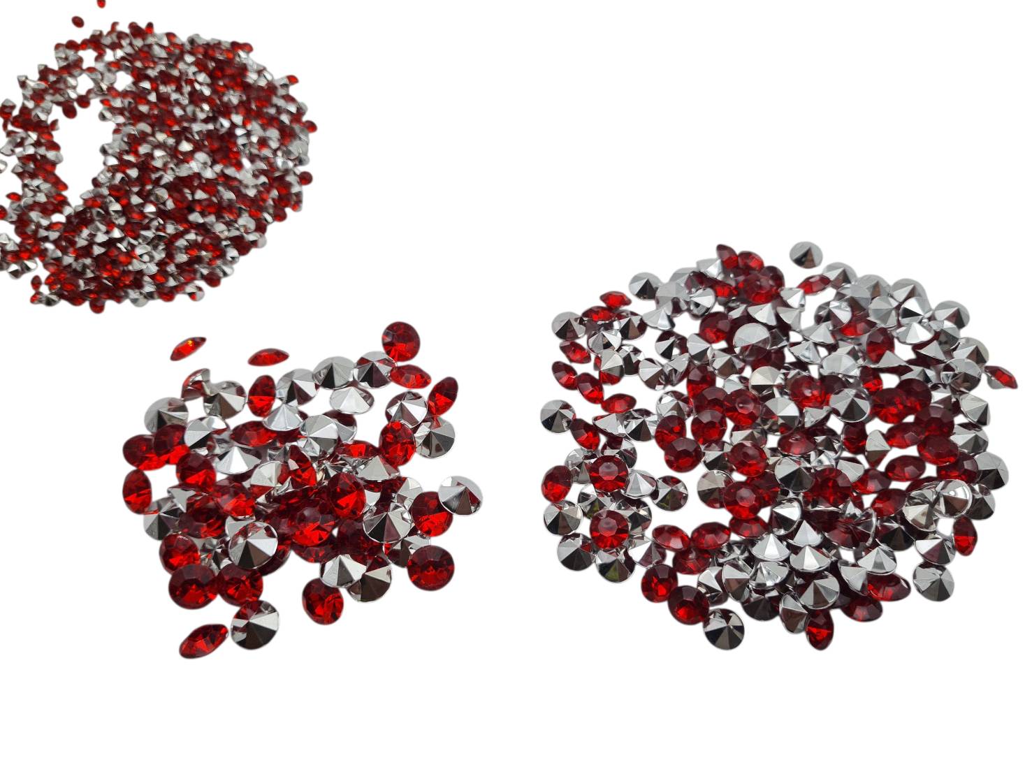 พลอยแดง อะคริลิคก้นแหลม สำหรับประดับองค์พระแก้วโรงหล่อพระ หรือ วัด ติดตั้งกับงานเครื่องประดับ ต่างๆ