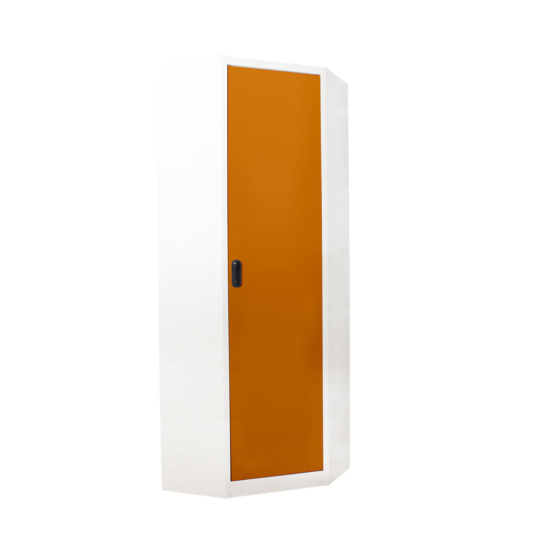 ตู้หนังสือเข้ามุม KIOSK บานเปิดทึบ