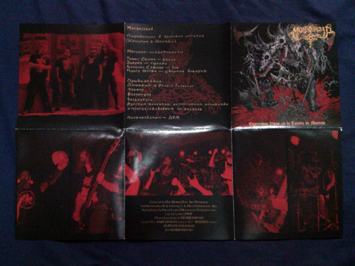 MORBOSIDAD'Enterrados Vivos en La Tumba De Moscow' CD.
