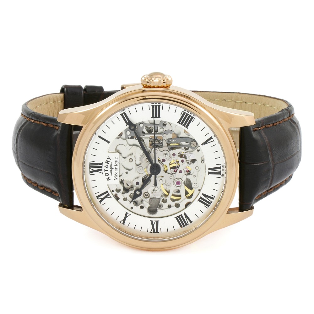 Rotary GS02942.01 นาฬิกาผู้ชาย SKELETON AUTOMATIC Men's Watch