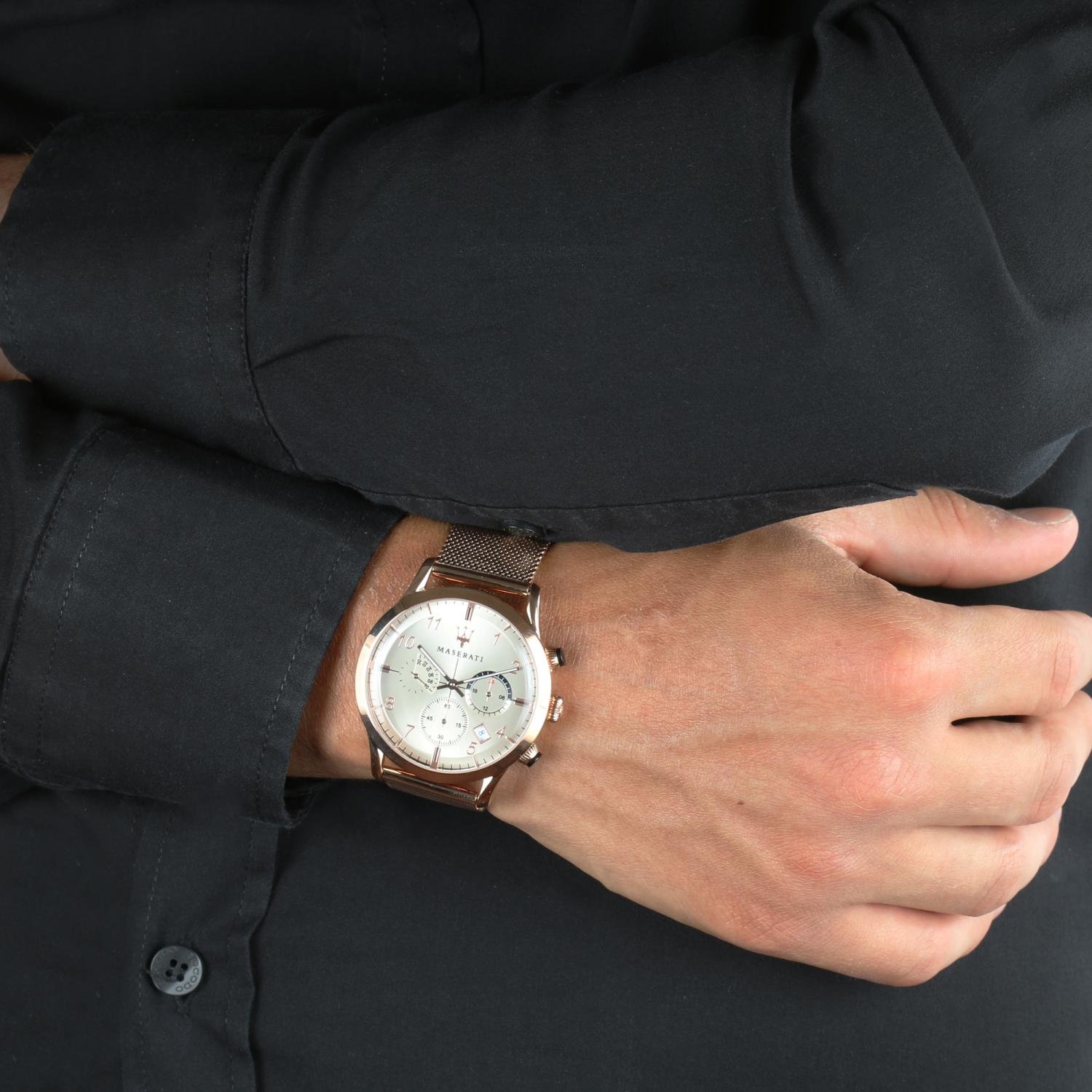 Maserati R8873625002 นาฬิกาผู้ชาย Maserati รุ่น R8873625002, Ricordo Chronograph Quartz Men's Watch