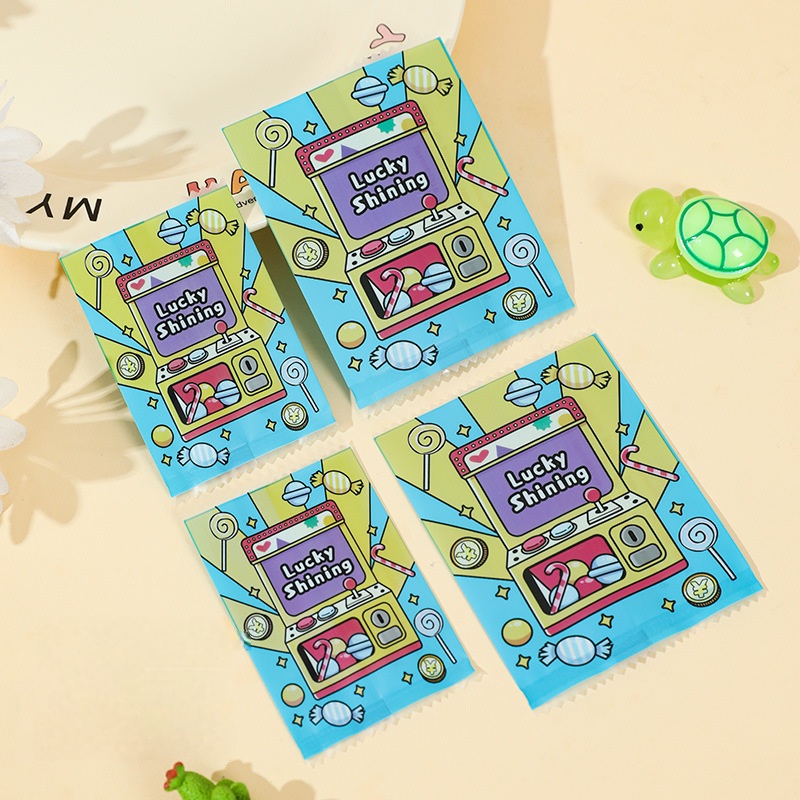 ถุงซีล ใส่ขนม คุกกี้ ลูกอม ขนาด 4x6 ซม.และขนาดใกล้เคียง จำนวน 95-100 และ 190-200 ใบต่อแพ็ค ชุดที่ 2