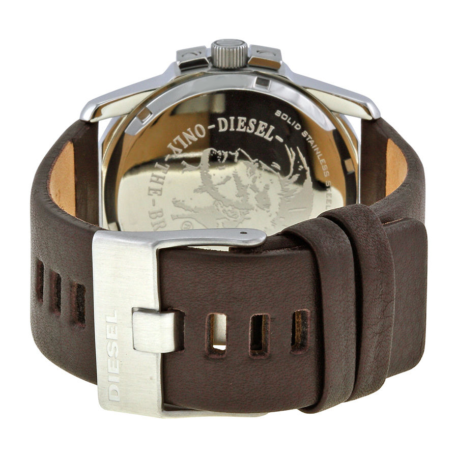 Diesel DZ1206 นาฬิกาผู้ชาย Diesel รุ่น DZ1206, Master Chief Quartz Brown Leather Men's Watch