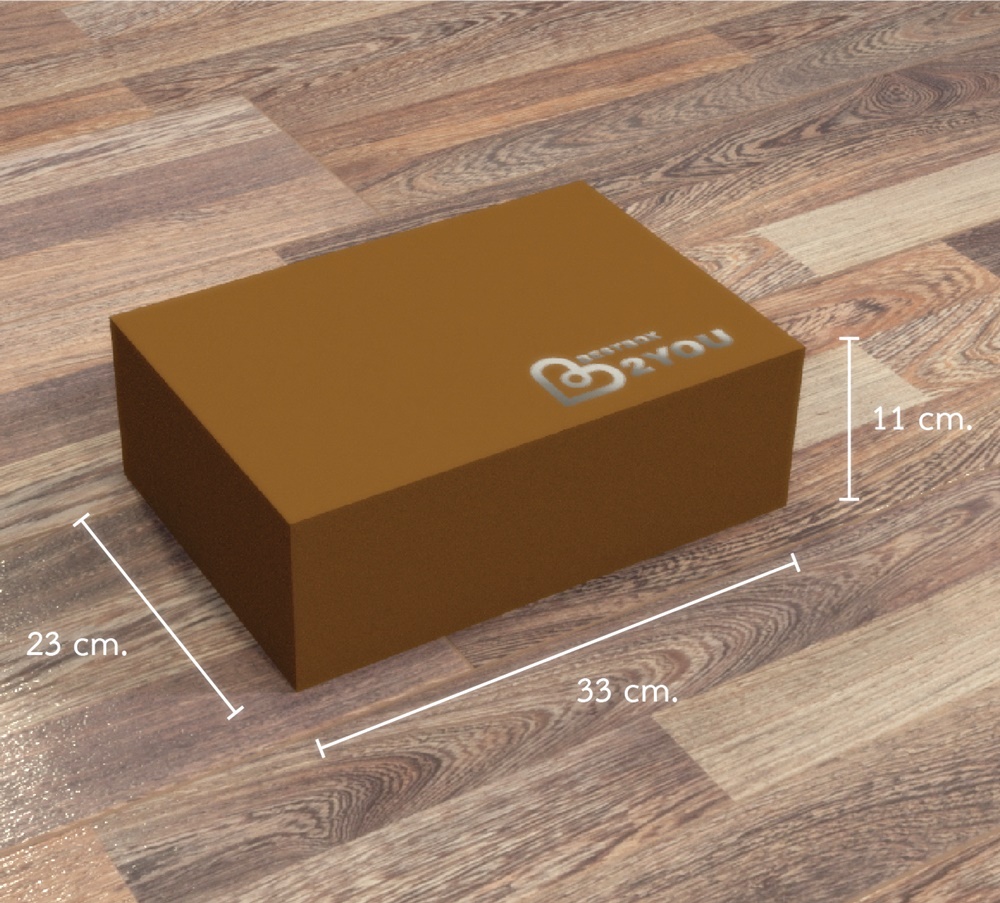 (Pre-order ขั้นต่ำ 100 กล่อง) BC914 กล่องจั่วปัง ทรงฝาครอบเต็มใบ ขนาด 22 x 32 x 11 ซม.