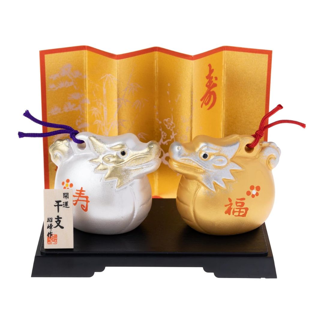 [PRE-ORDER] มังกรคู่ มังกรขาว มังกรทอง ของมงคลญี่ปุ่น ฮวงจุ้ยโต๊ะทำงาน เสริมโชคลาภ วันตรุษจีน ปีมังกร นำเข้าจากญี่ปุ่น Dragon Zodiac 2024