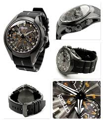 Citizen CC1075-05E นาฬิกาผู้ชาย Eco-Drive Satellite Wave Air GPS Titanium Black Ion Made in Japan Men's Watch