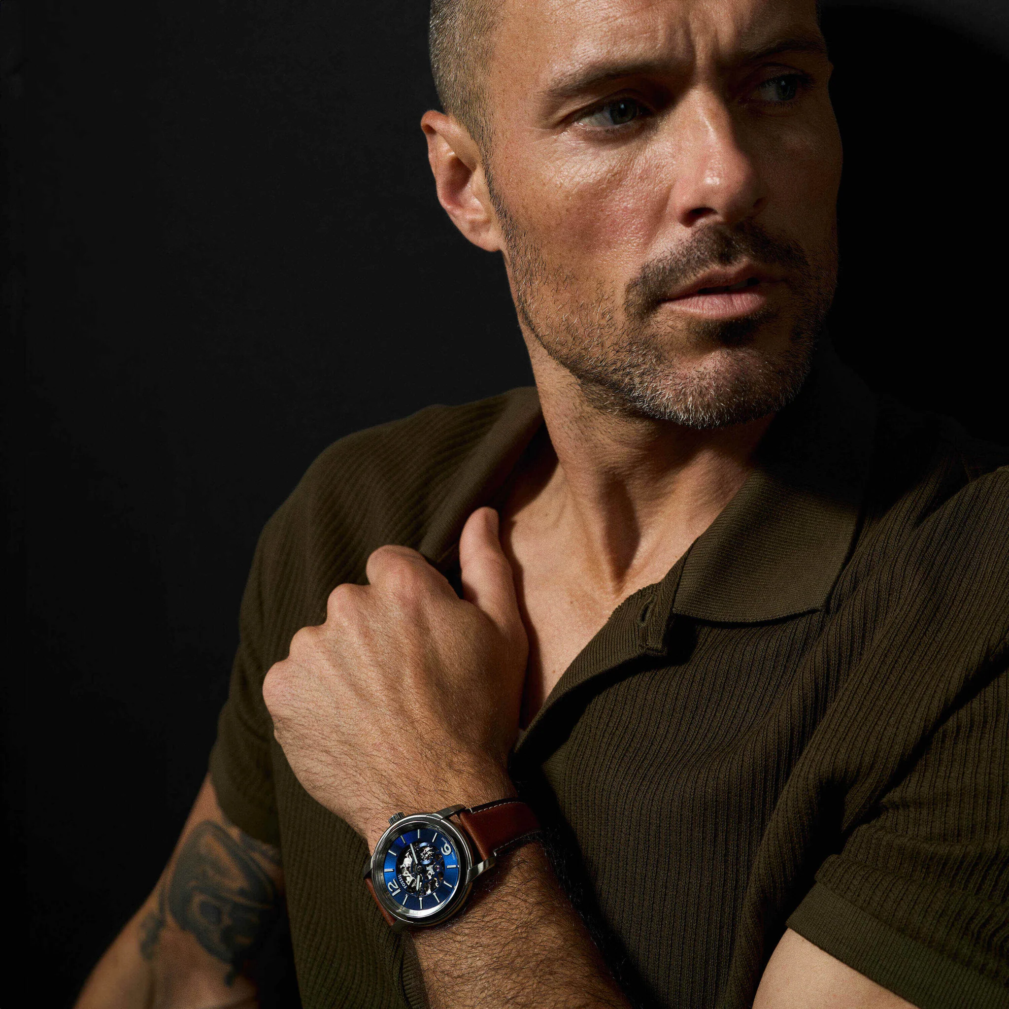 Fossil ME3263 นาฬิกาผู้ชาย Heritage Automatic Men's Watch