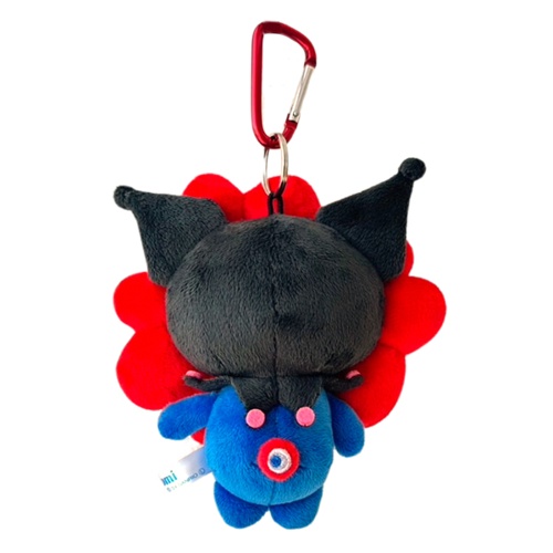 [PRE-ORDER] พวงกุญแจ ตุ๊กตา คุโรมิ Kuromi x MYAKU-MYAKU Official Mascot Keychain งาน Osaka Expo 2025 นำเข้าจากญี่ปุ่น EXPO2025 サンリオキャラクターズ ミャクミャクなりきりぬいぐるみBC クロミ