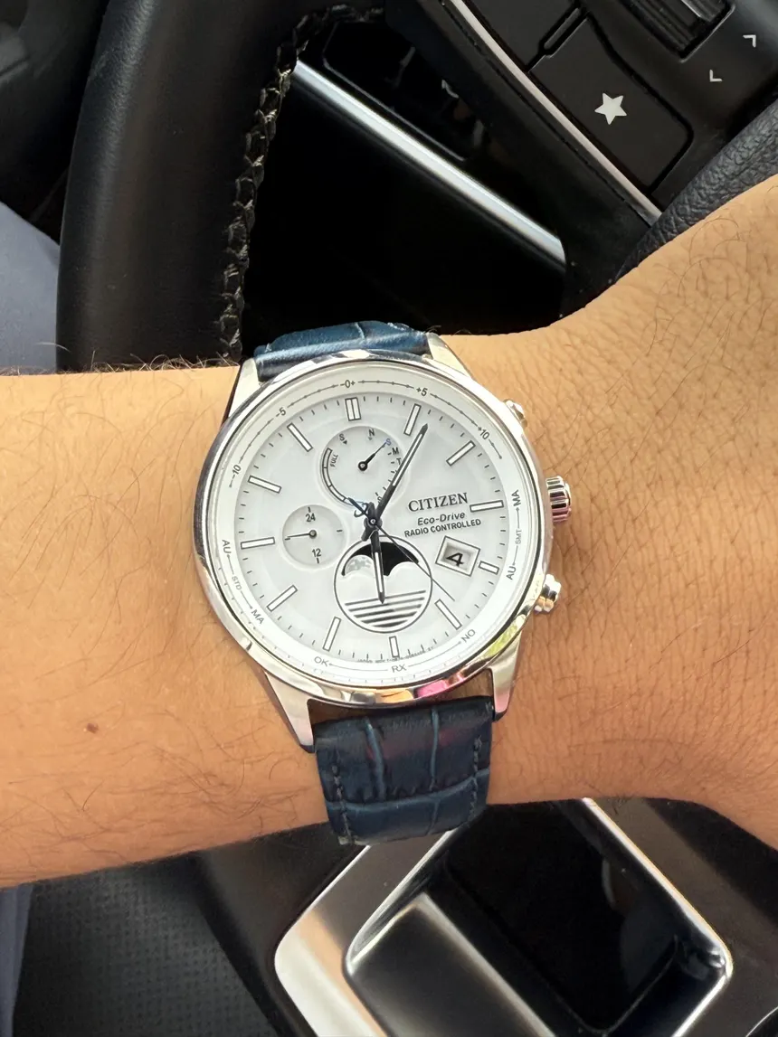 Citizen BY1030-09A นาฬิกาผู้ชาย Global Radio Controlled Eco-Drive Men's Watch