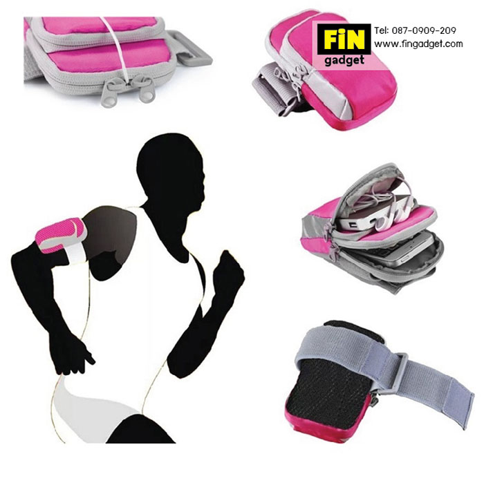 กระเป๋ารัดแขนสำหรับวิ่ง Sports Arm Pocket