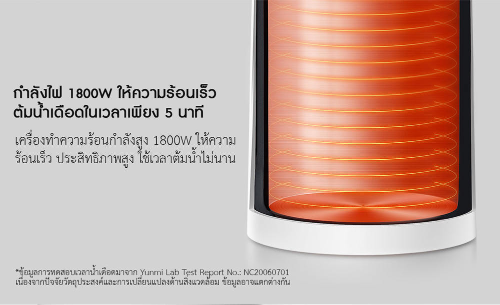 Xiaomi Thermostatic Water Kettle 2 - กาต้มน้ำไฟฟ้ารุ่น 2 (มีจอ) (แถมหัวแปลง)