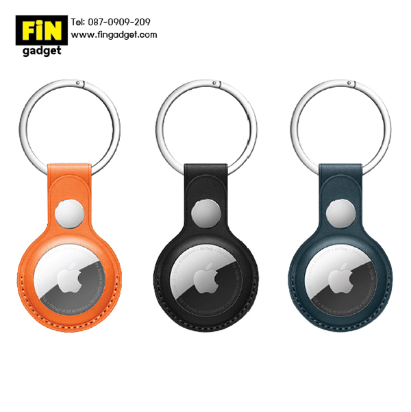 พวงกุญแจ AirTag แบบหนัง เคสป้องกันการตกหล่น ห้อยง่าย พกสะดวกสำหรับ Apple AirTag