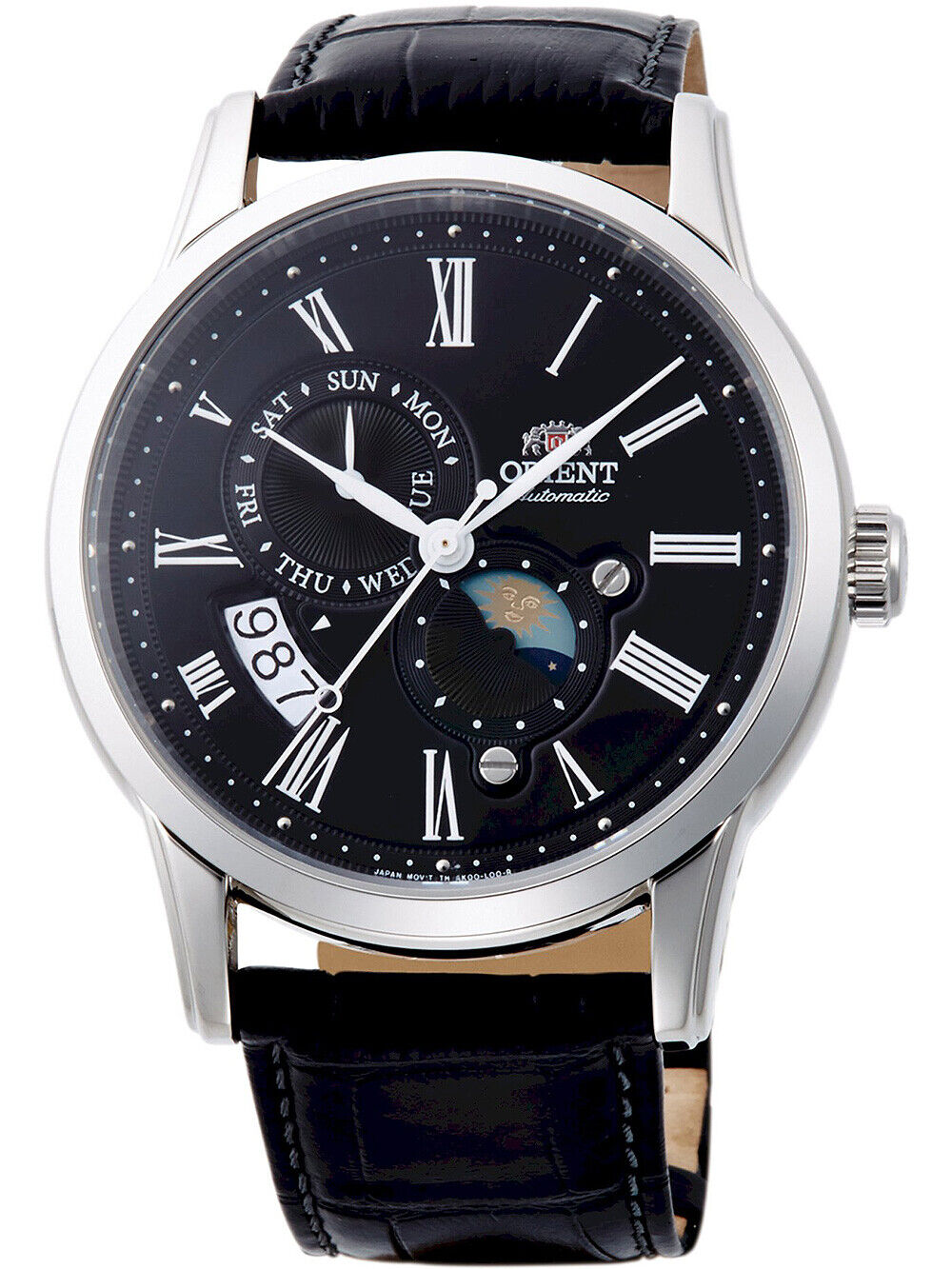 Orient RA-AK0010B10B นาฬิกาผู้ชาย Moonphase Automatic Men's Watch