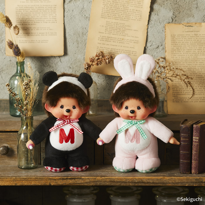 [PRE-ORDER] ตุ๊กตาม่อนชิชิ ครบเซ็ท 4 ตัว Monchhichi Retro Chic Series 4 pcs Size S นำเข้าจากญี่ปุ่น レトロチックモンチッチ Sサイズ