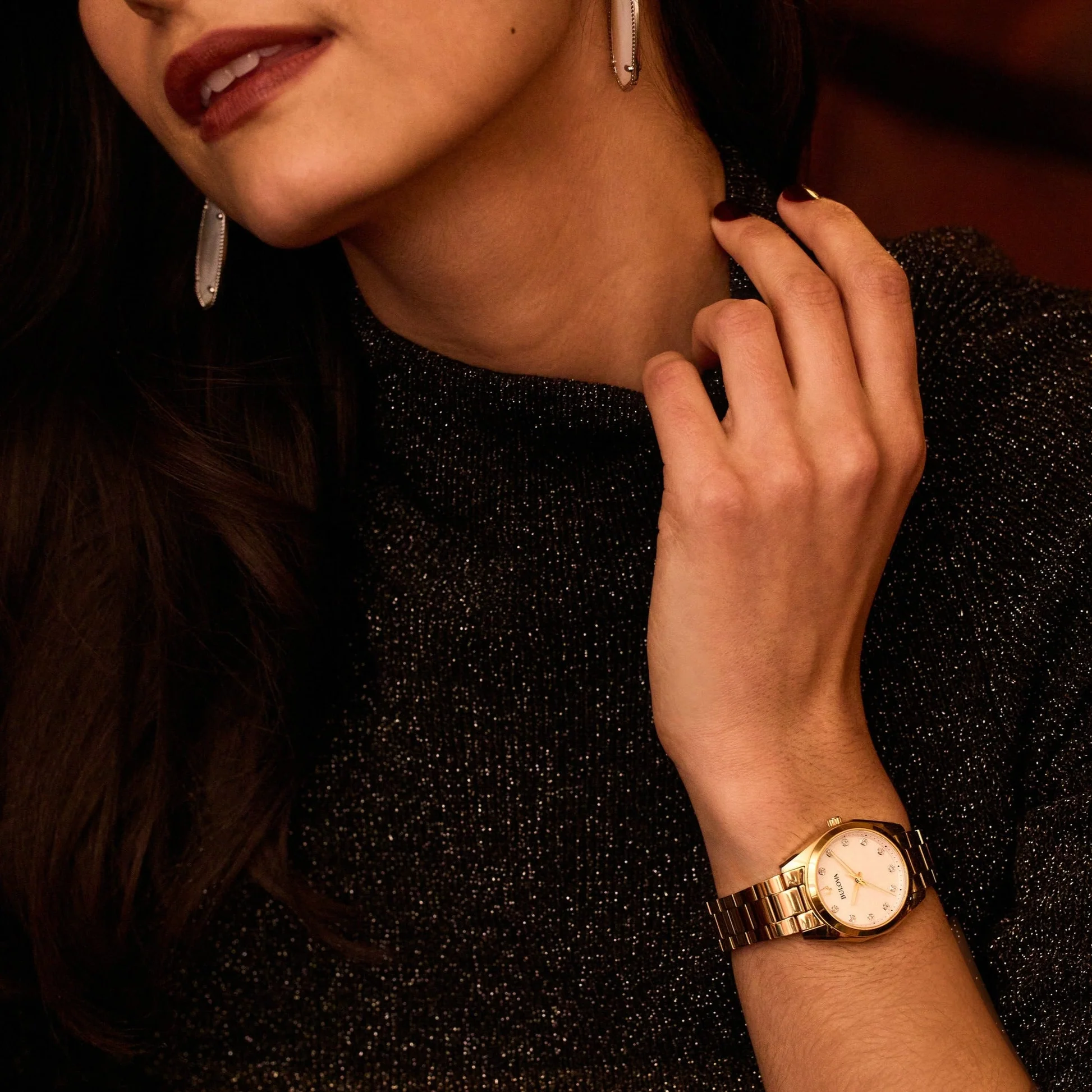 Bulova 97P172 นาฬิกาผู้หญิง Surveyor Quartz Women's Watch