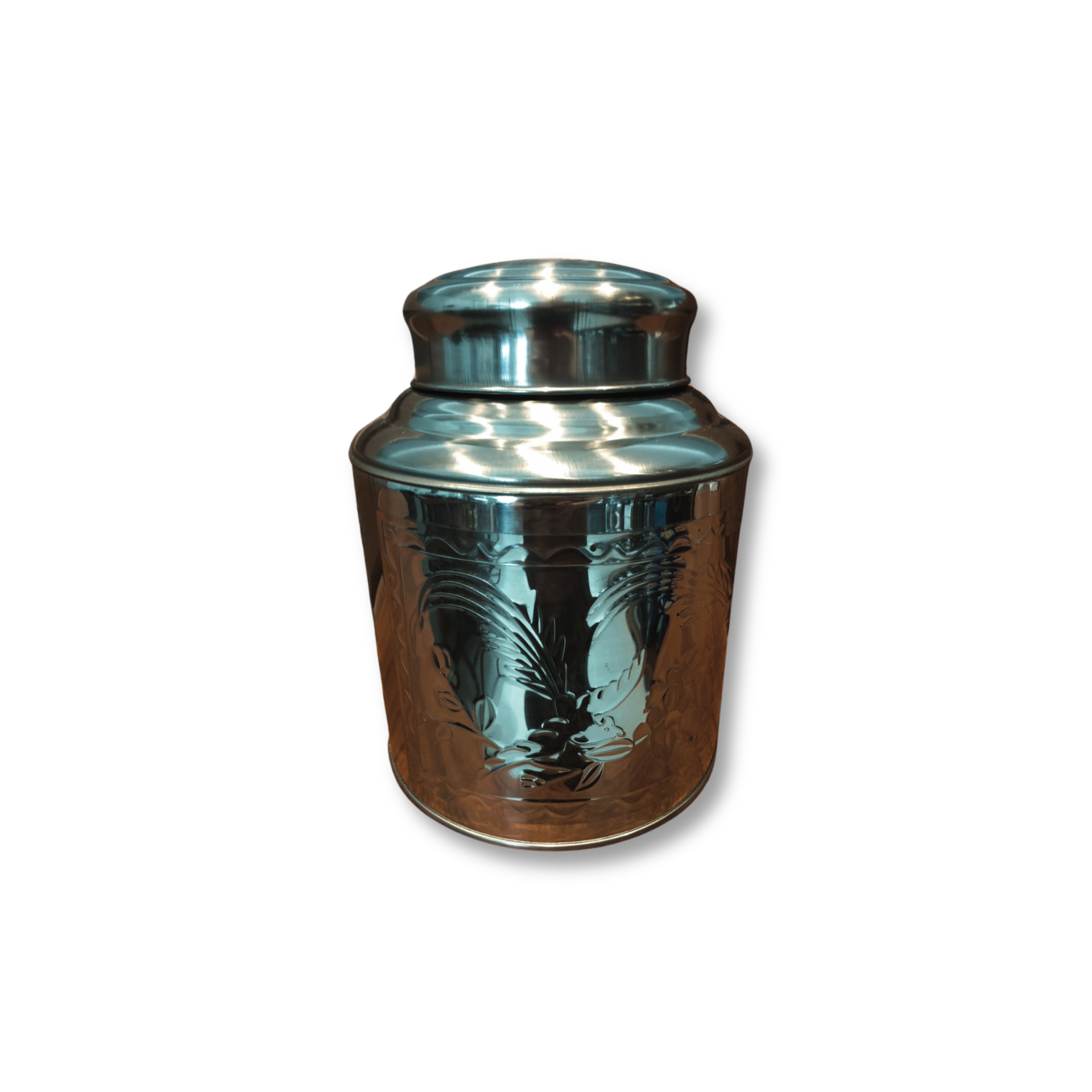 กระป๋องชาสแตนเลสStainless-steel-tea-canister 500gram