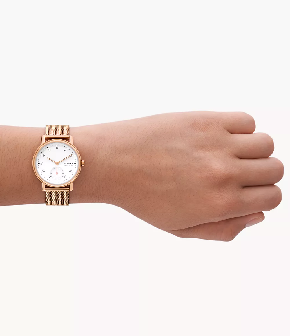 Skagen SKW3099 นาฬิกาผู้หญิง Kuppel Lille Rose gold Women's Watch