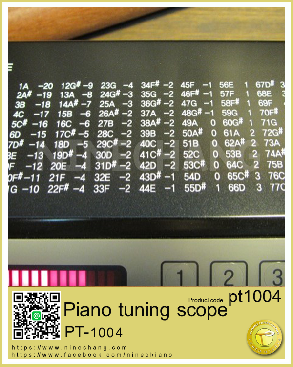 Piano tuning scope