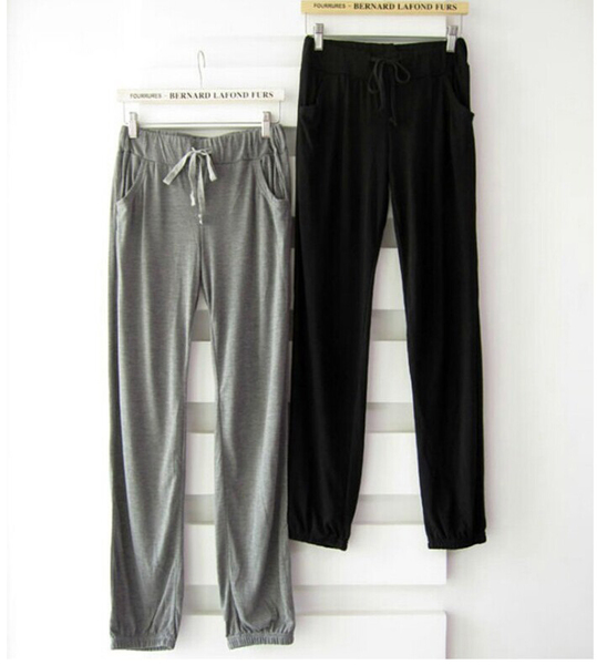 ((พร้อมส่ง)) กางเกง กระโปรงแฟชั่นผู้หญิง : กางเกงแฟชั่นสีดำ ผ้าพริ้วๆ น่ารัก น่ารักจ้า