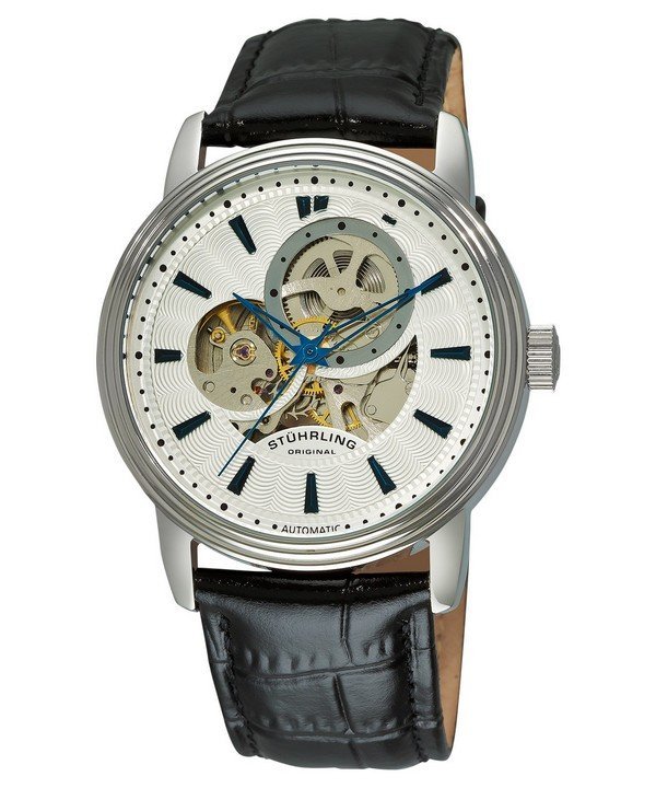 Stuhrling Original 1076.33152 นาฬิกาผู้ชาย Stuhrling Original รุ่น 1076.33152, Legacy Delphi Acheron Automatic Skeleton Men's Watch