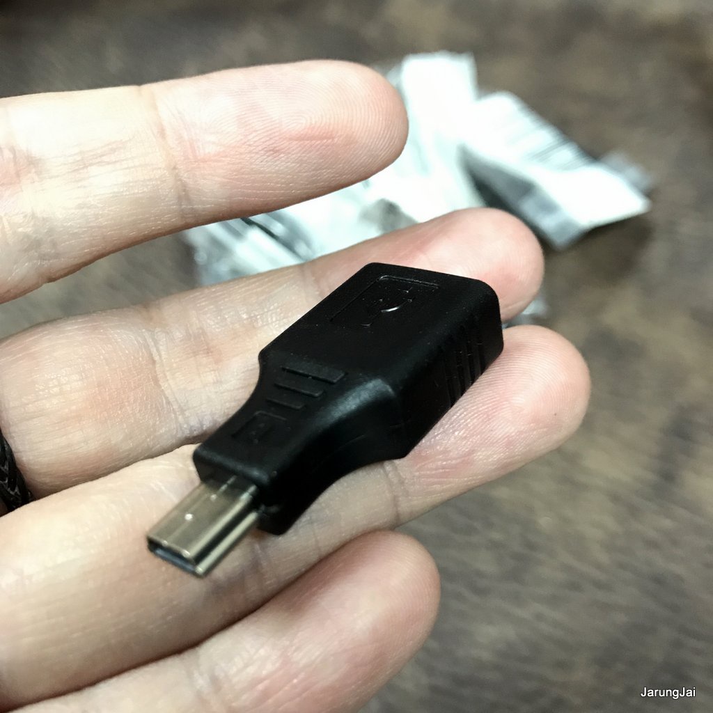 ตัวแปลง otg usb ตัวเมีย เป็น mini usb ตัวผู้ | usb convertor
