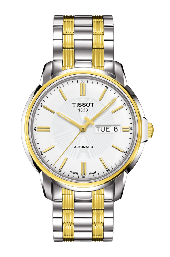 Tissot T065.430.22.031.00 นาฬิกาผู้ชาย Tissot รุ่น T0654302203100, Automatics III Men's Watch