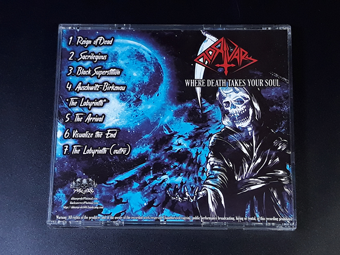 MORTUARY 'Where Death Takes Your Soul' CD