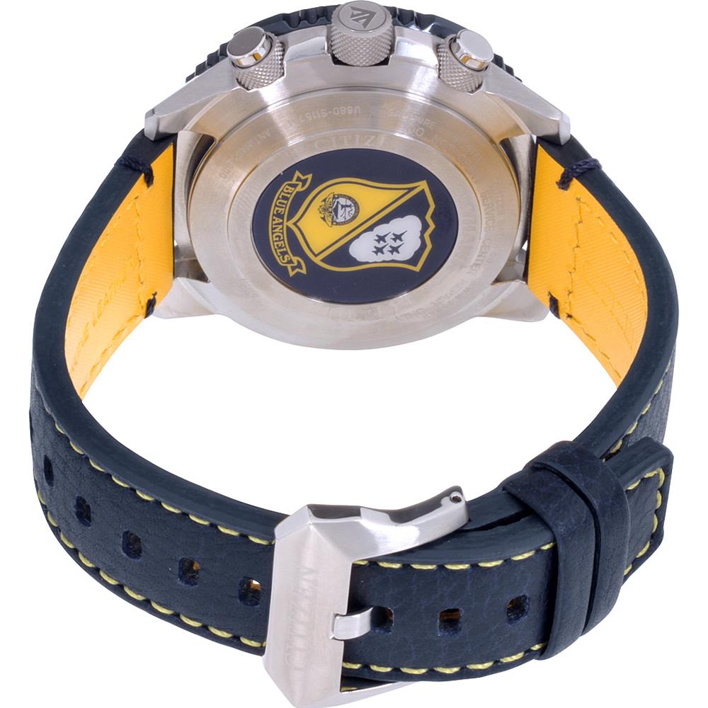 Citizen JY8078-01L นาฬิกาผู้ชาย Promaster Skyhawk Eco-Drive Blue Angels Atomic Men's Watch