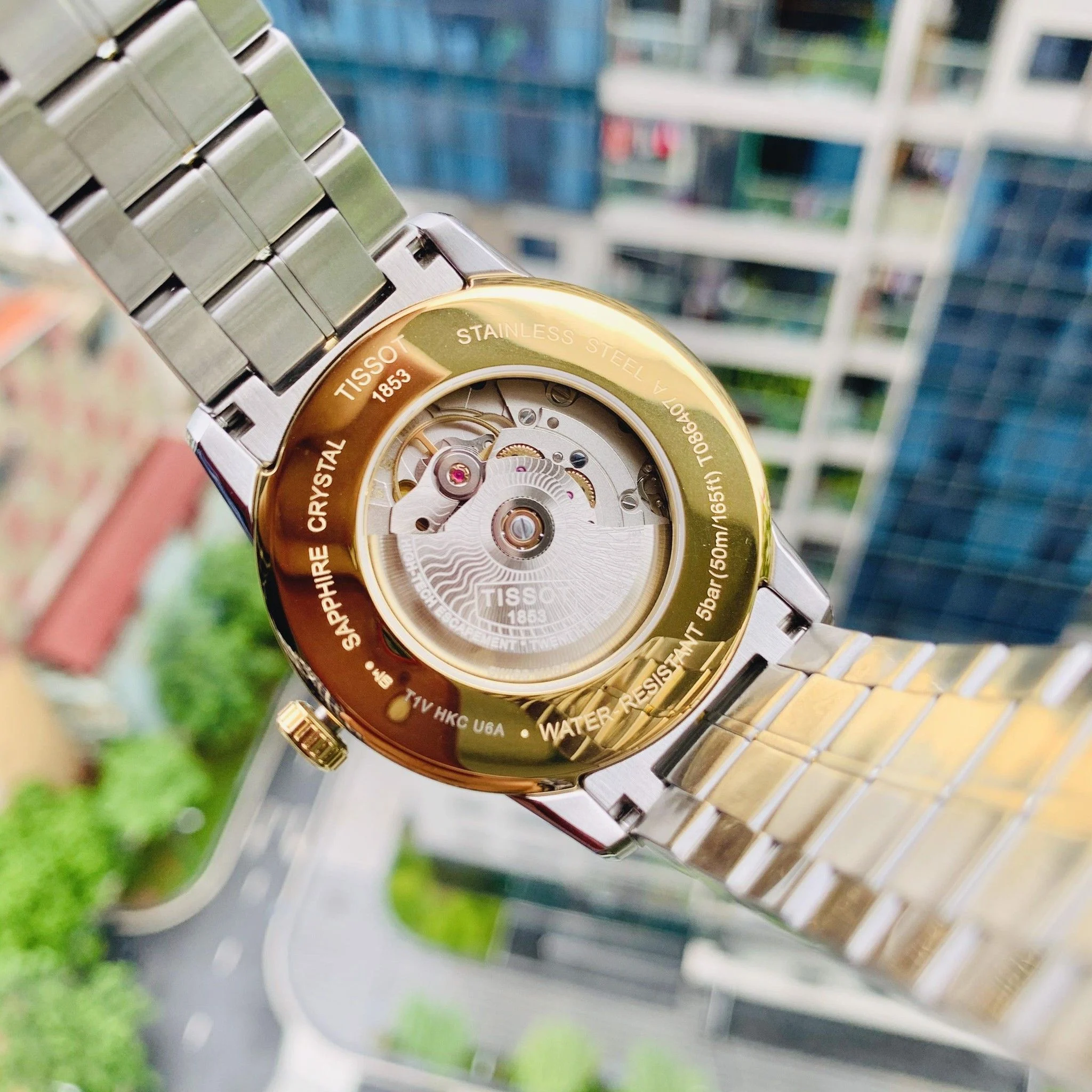 Tissot T086.407.22.261.00 นาฬิกาผู้ชาย Luxury Powermatic 80 Automatic Men's Watch