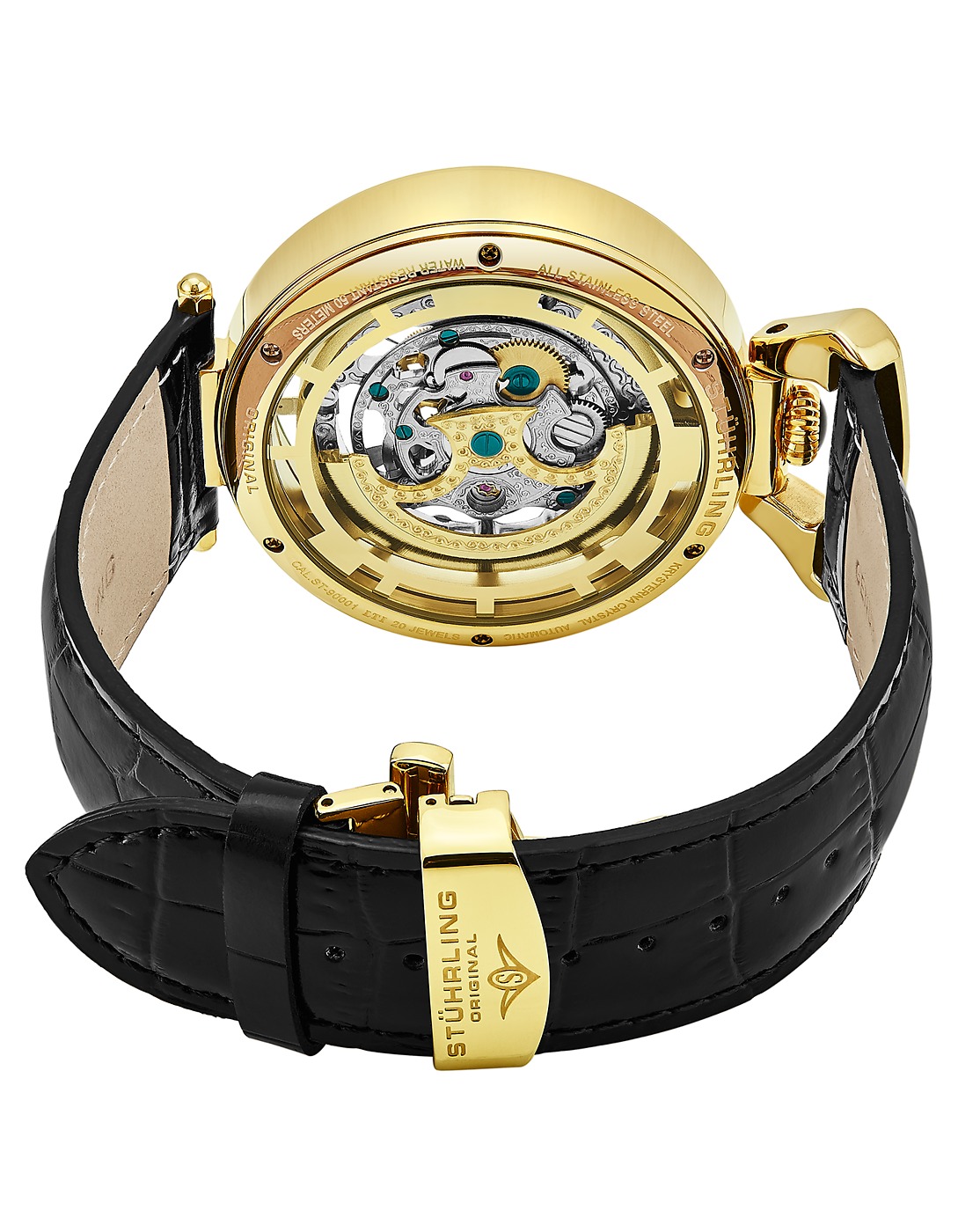 Stuhrling Original 627.02 นาฬิกาผู้ชาย Stuhrling Original รุ่น 627.02, Automatic Self Wind Skeleton Stuhrling Original Men's Watch