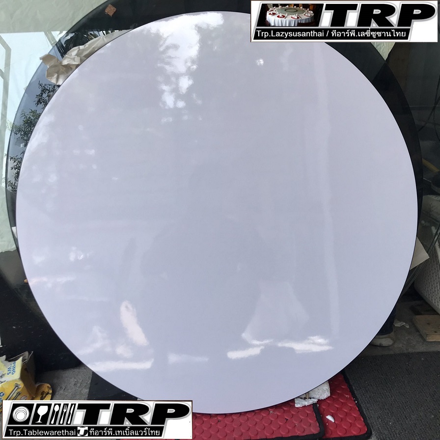 จานหมุน เลซี ซูซัน Lazy Susan 懒惰的苏珊 旋转底座 食品转盘 จานหมุนโต๊ะทานข้าว,จานหมุนโต๊ะจีน,จานหมุนโต๊ะอาหาร ฐานรองหมุน รางหมุนอลูมิเนียม,ขนาด 24 นิ้ว (ใช้กับแผ่นไม้กลม ขนาด 110-120 ซม.สำหรับโต๊ะกลม 180-200 ซม.)